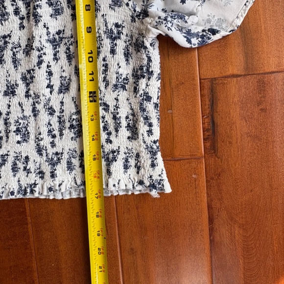 JAPNA Smocked Cropped Tops Pink & Blue L - Picture 11 of 11